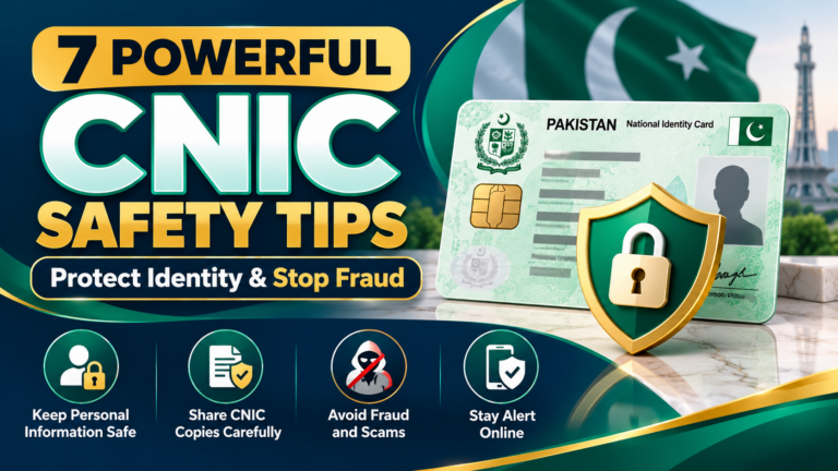 7 Powerful CNIC Safety Tips: Protect Identity & Stop Fraud